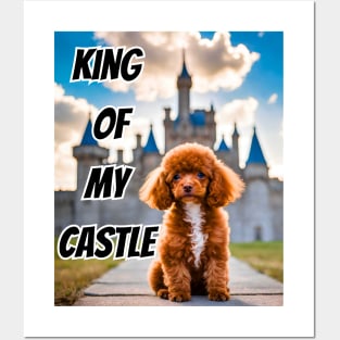 King of My Castle Toy Poodle Posters and Art